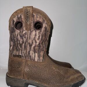 Rocky Distressed Brown Leather Boots